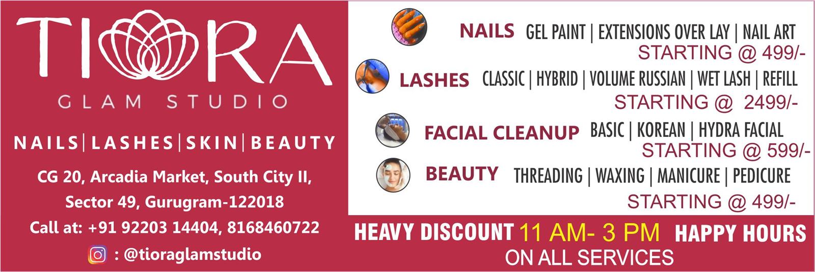 TIORA GLAM STUDIO (Arcadia in Nails Extensions)